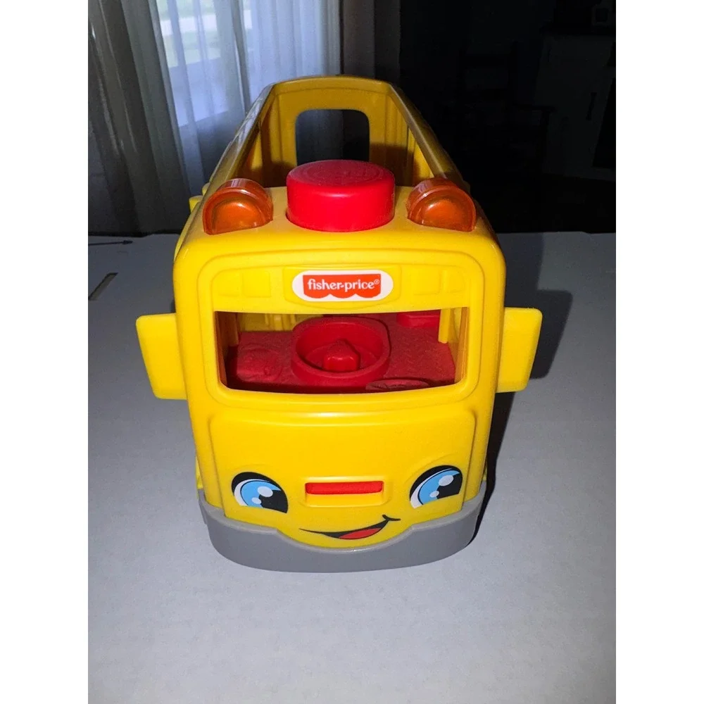 Fisher-Price Little People Sit with Me School Bus Yellow Toy Vehicle GKV45
